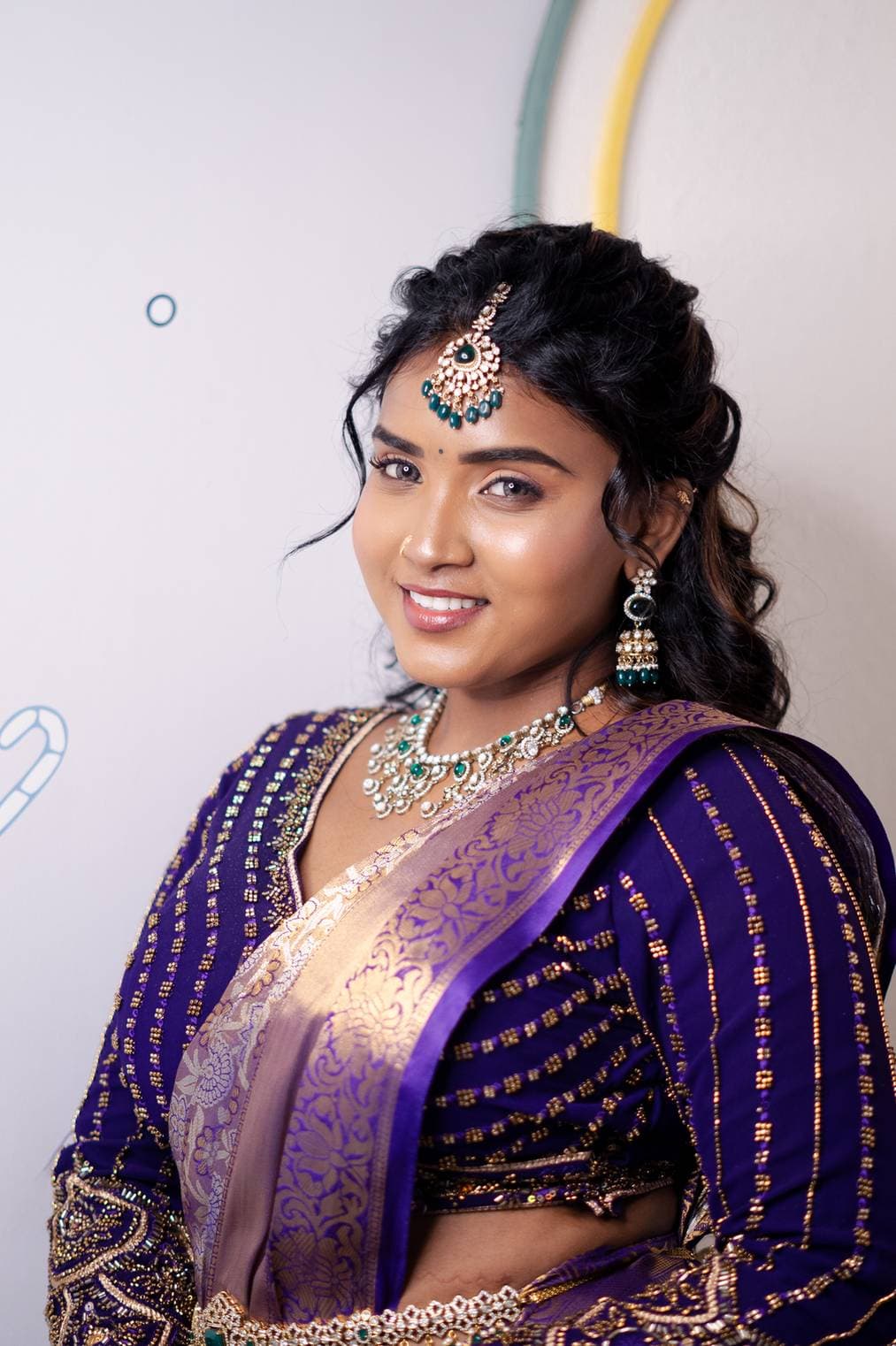 Bridal makeup look from Page 3 Luxury Salon Madurai