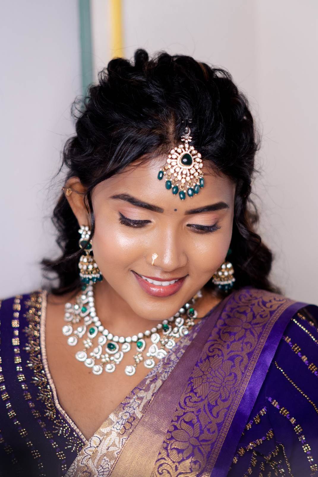 Bridal makeup look from Page 3 Luxury Salon Madurai
