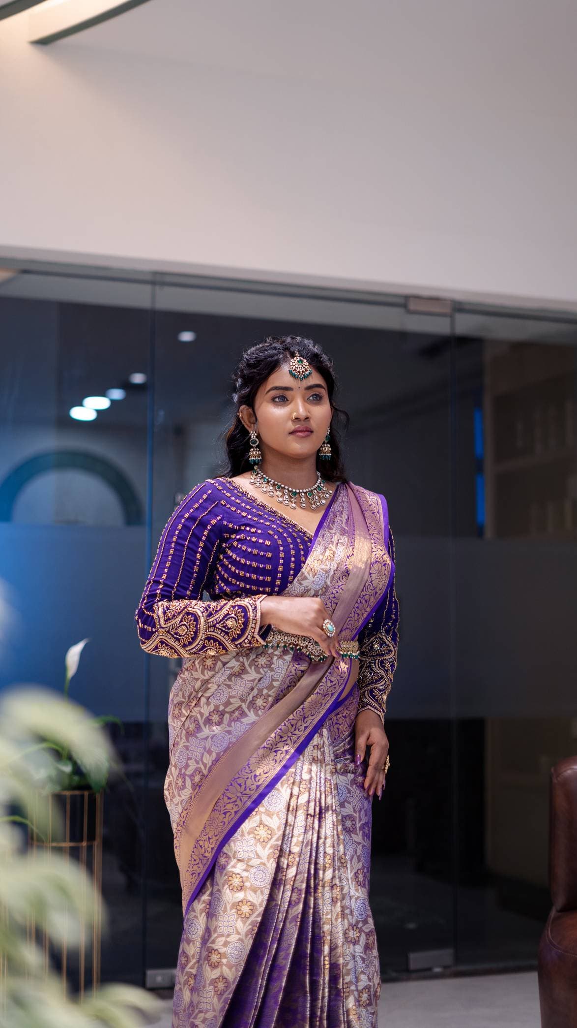 Bridal makeup look from Page 3 Luxury Salon Madurai