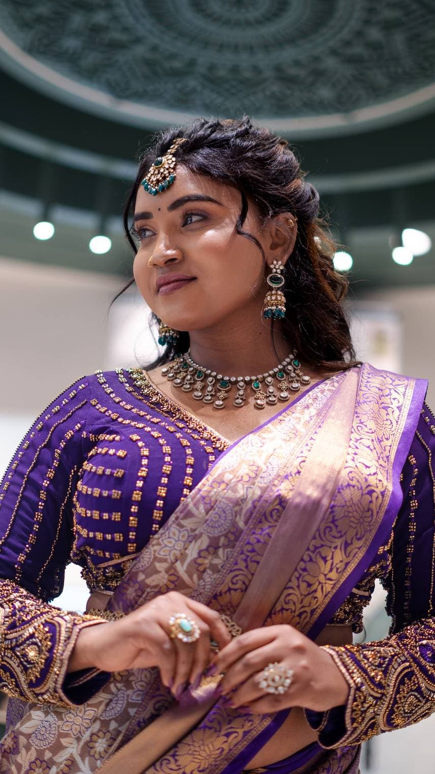 Bridal makeup look from Page 3 Luxury Salon Madurai