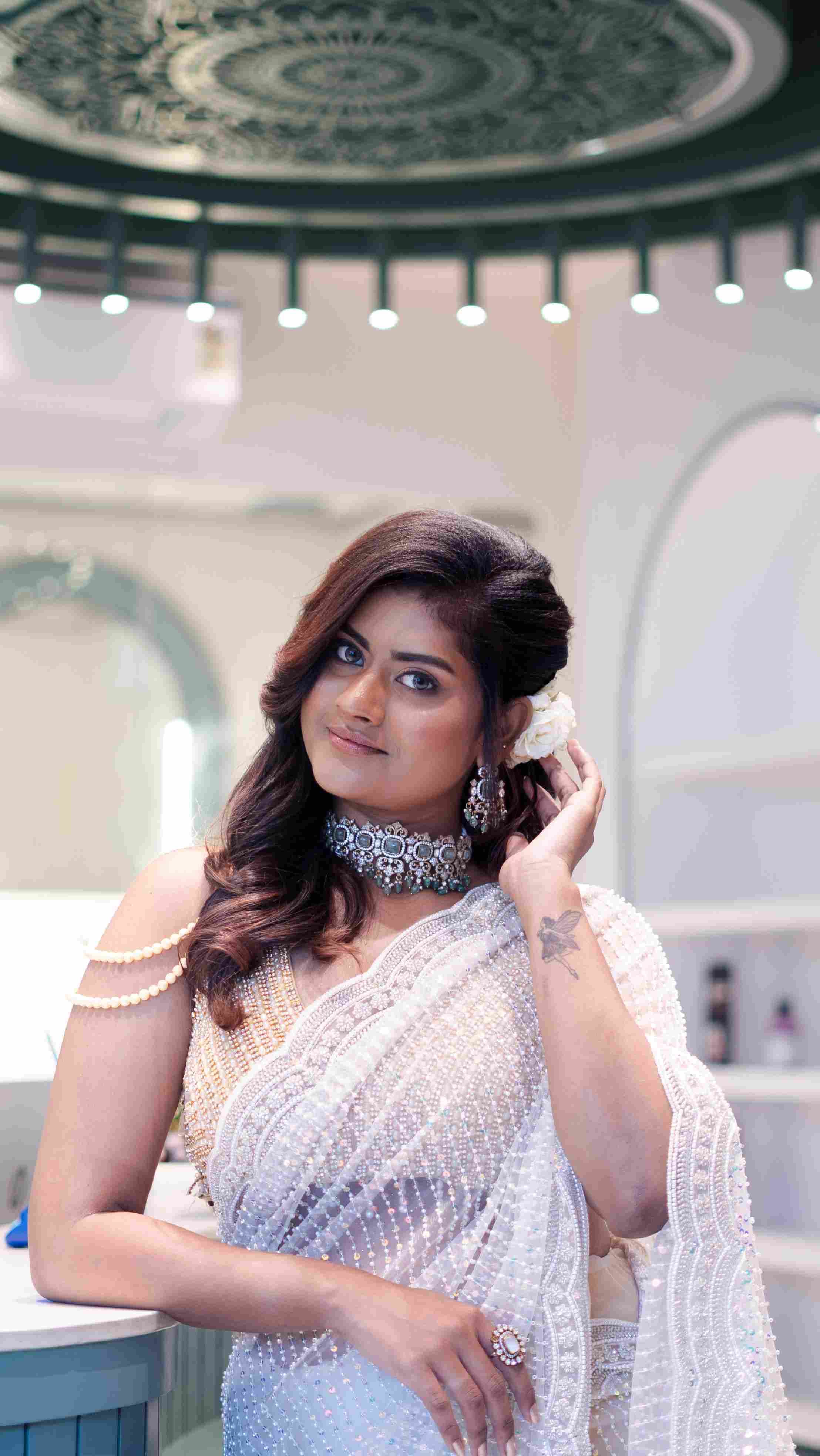 Bridal makeup look from Page 3 Luxury Salon Madurai