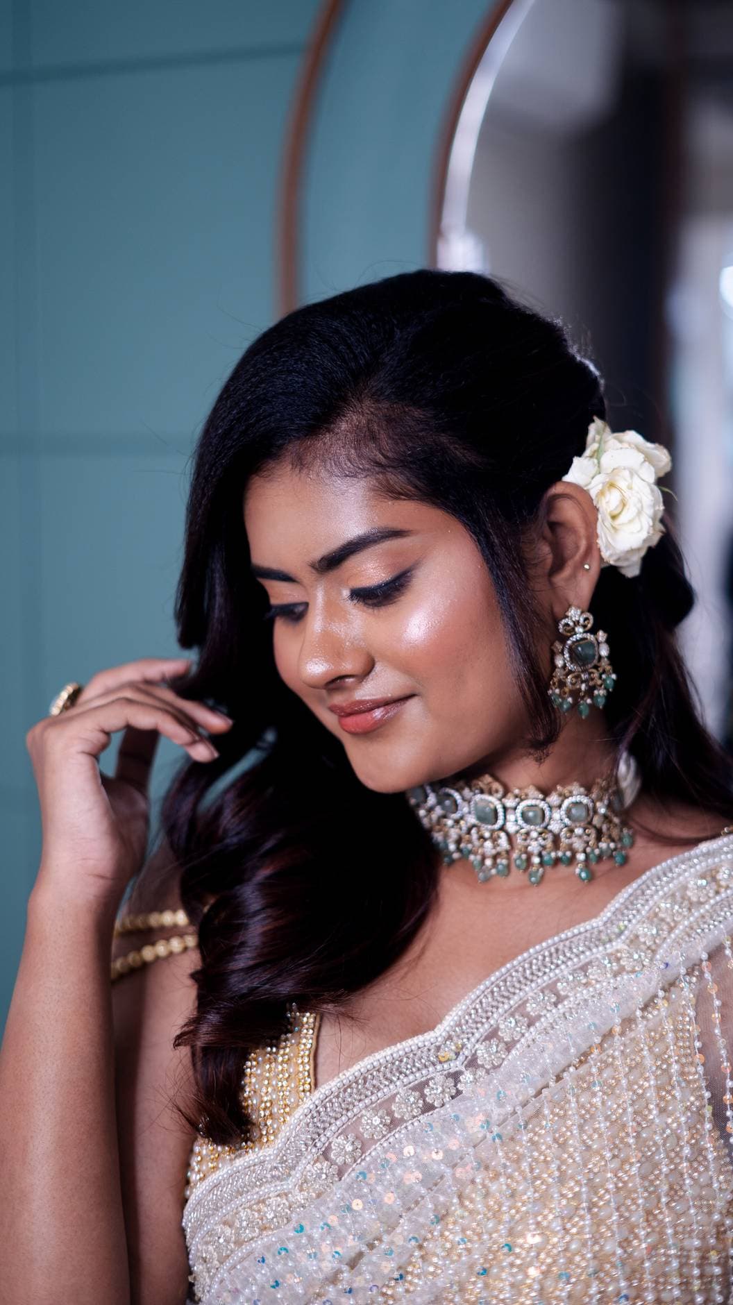 Bridal makeup look from Page 3 Luxury Salon Madurai