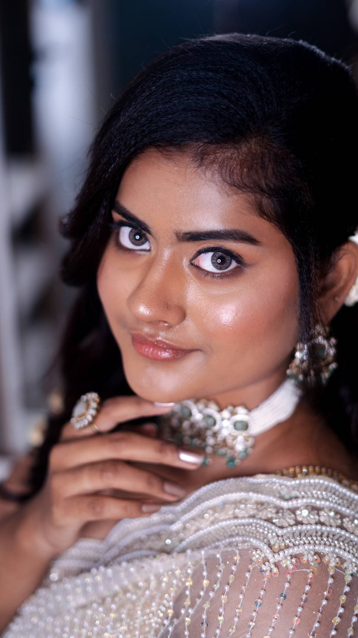 Bridal makeup look at Page 3 Luxury Salon Madurai