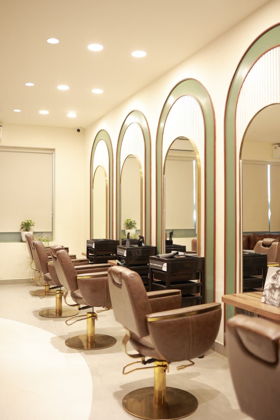 Page 3 Luxury Salon Madurai interior design and styling stations
