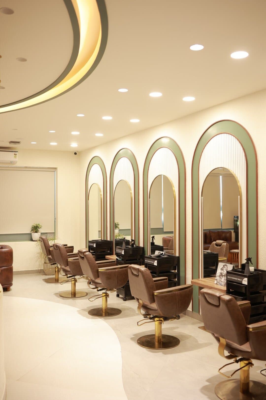 Page 3 Luxury Salon Madurai interior design and styling stations