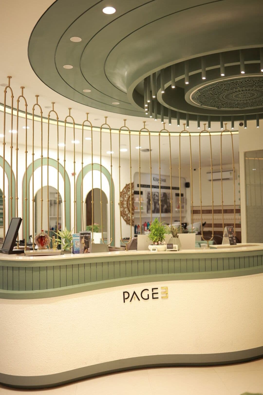 Page 3 Luxury Salon Madurai interior design and styling stations