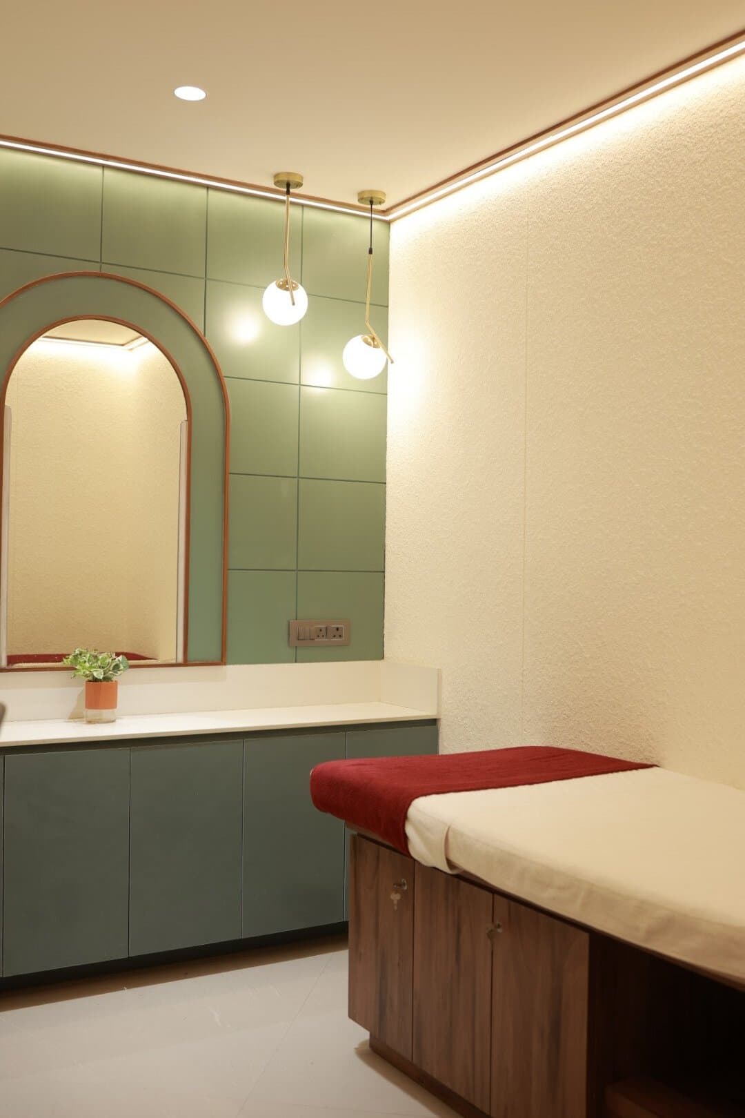 Waxing and threading studio at Page 3 Luxury Salon Madurai