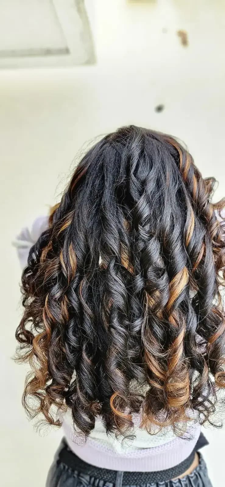 Hair colour and texture transformation by Page 3 Luxury Salon Madurai stylists