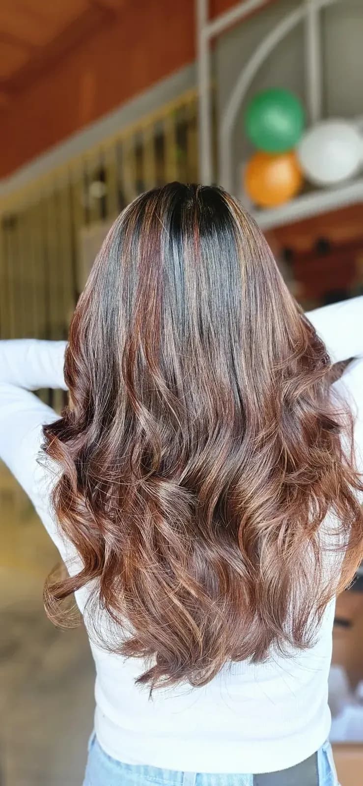 Hair colour and texture transformation by Page 3 Luxury Salon Madurai stylists
