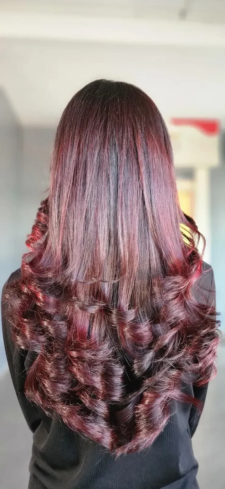 Hair colour and texture transformation by Page 3 Luxury Salon Madurai stylists