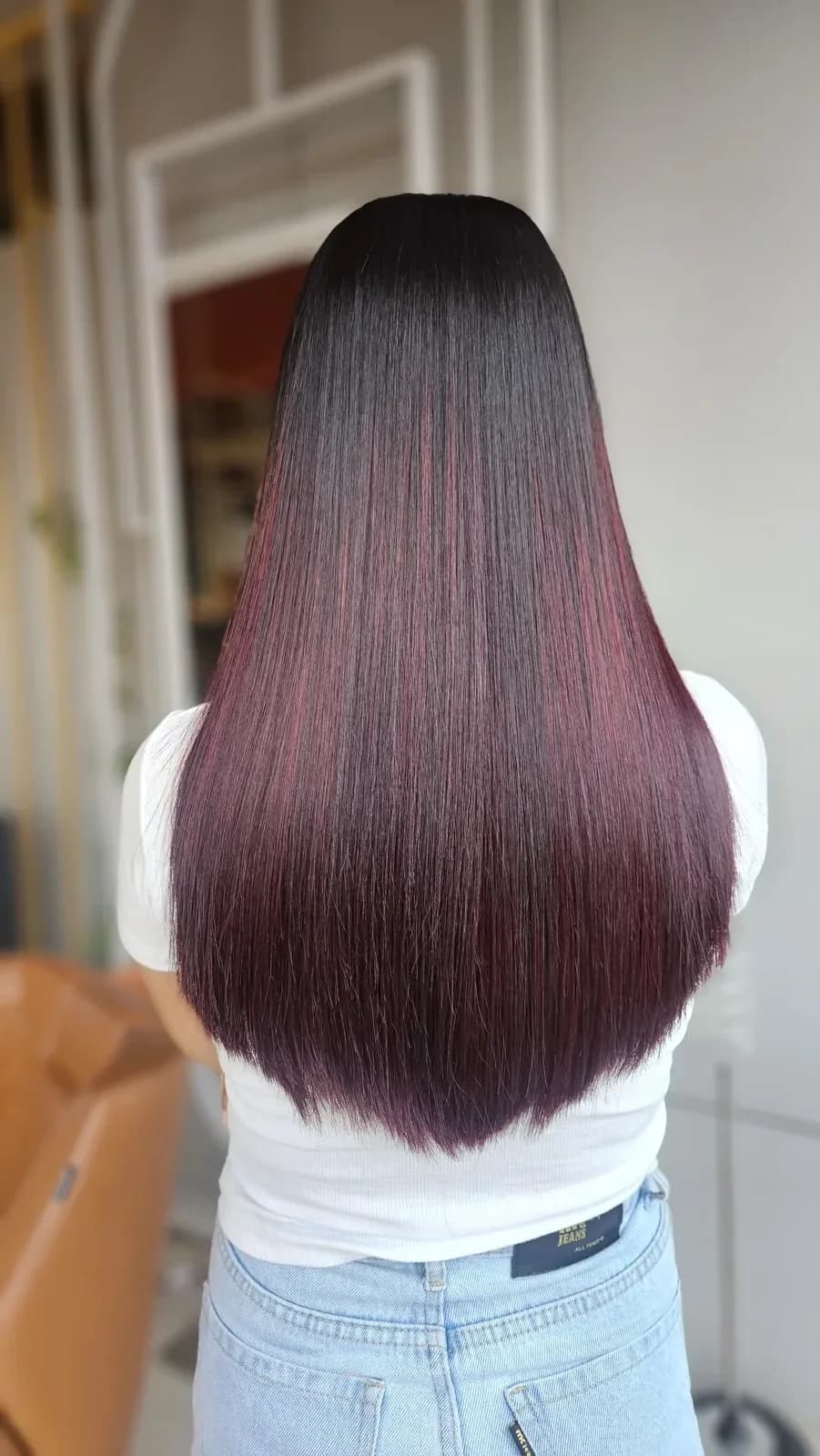 Hair colour and texture transformation by Page 3 Luxury Salon Madurai stylists